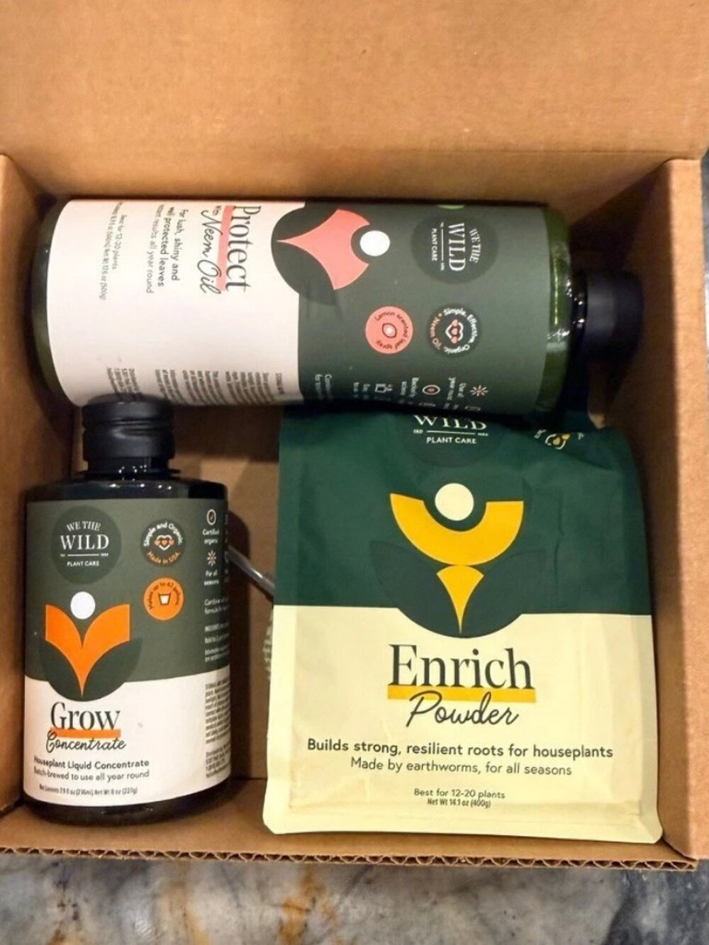 We The Wild Organic Plant Care Kit Indoor Houseplant Essentials NEW - Picture 3 of 5